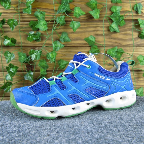 Speedo Women Water Vent Sneaker Blue Synthetic Sz 7 Medium  Used 2025 - Picture 1 of 7